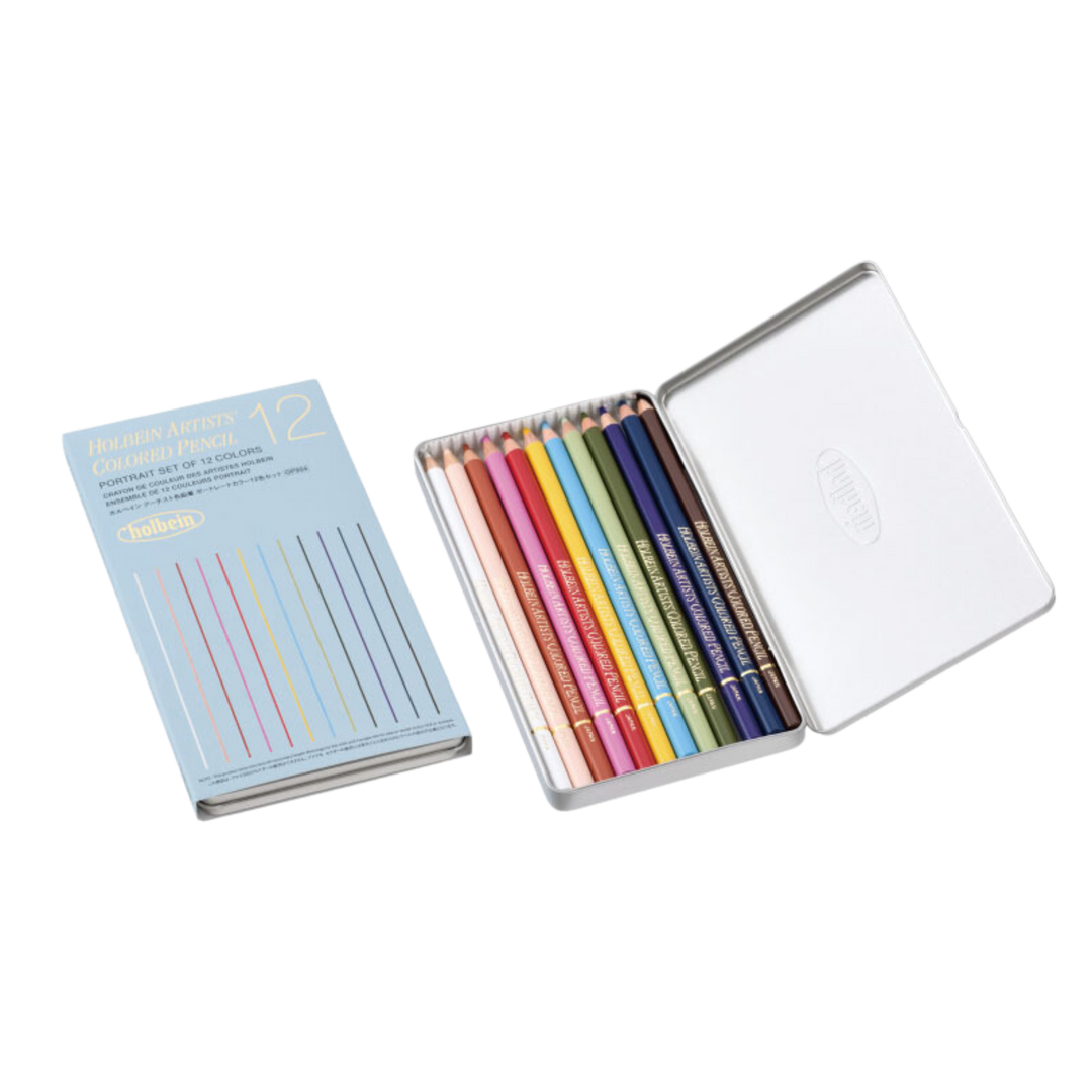 Holbein Artists' Colored Pencils - Portrait Set of 12