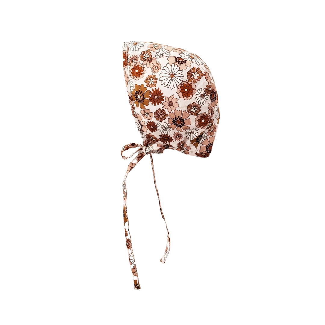 Retro Blooms Danish Bonnet UPF 50+