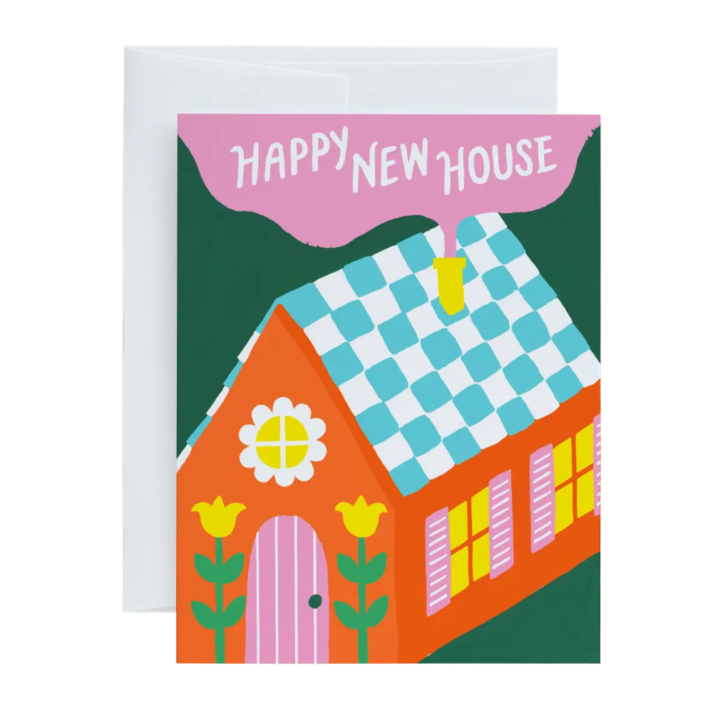 Happy New House Card