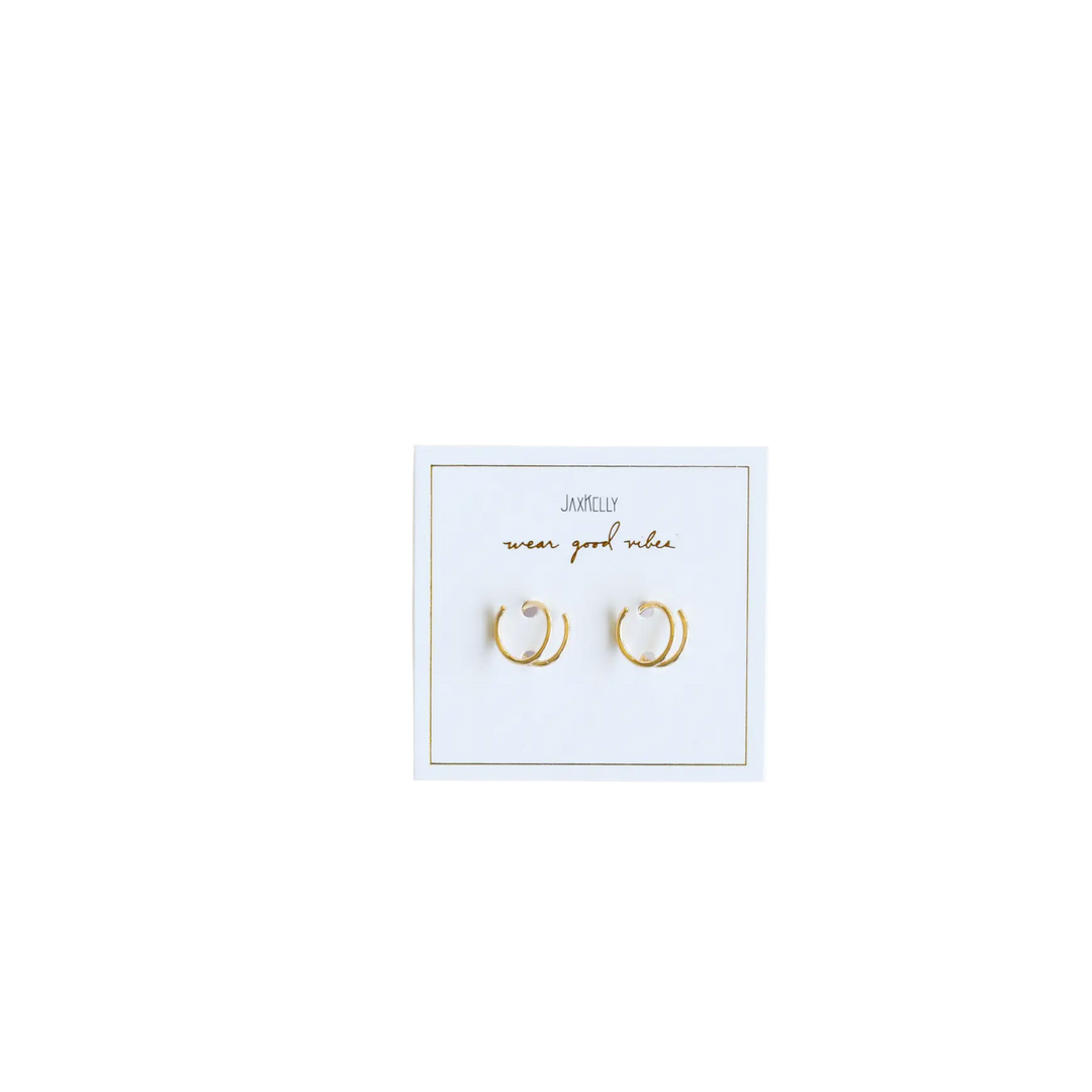 Minimalist Spiral Earrings