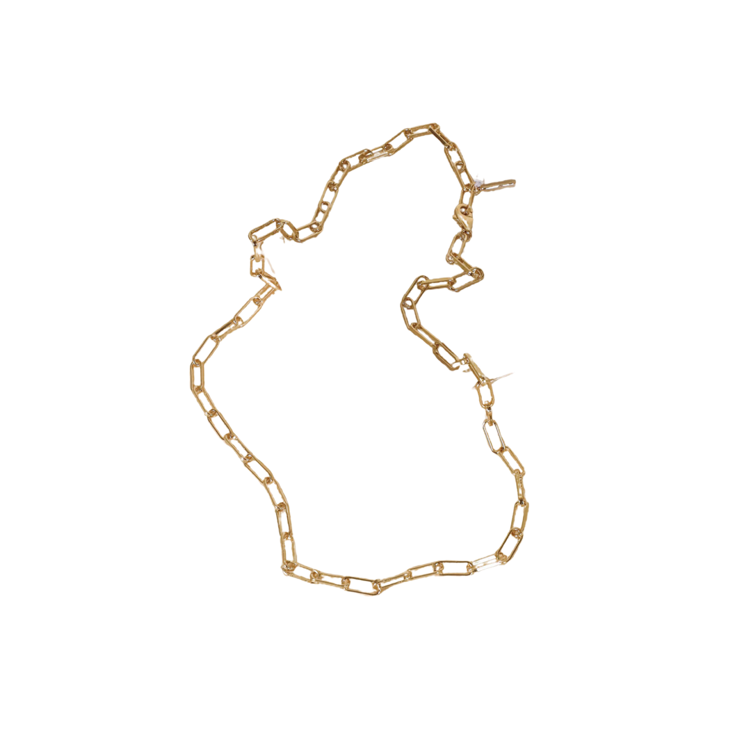 Large Link Chain Necklace - 18k Gold Plating