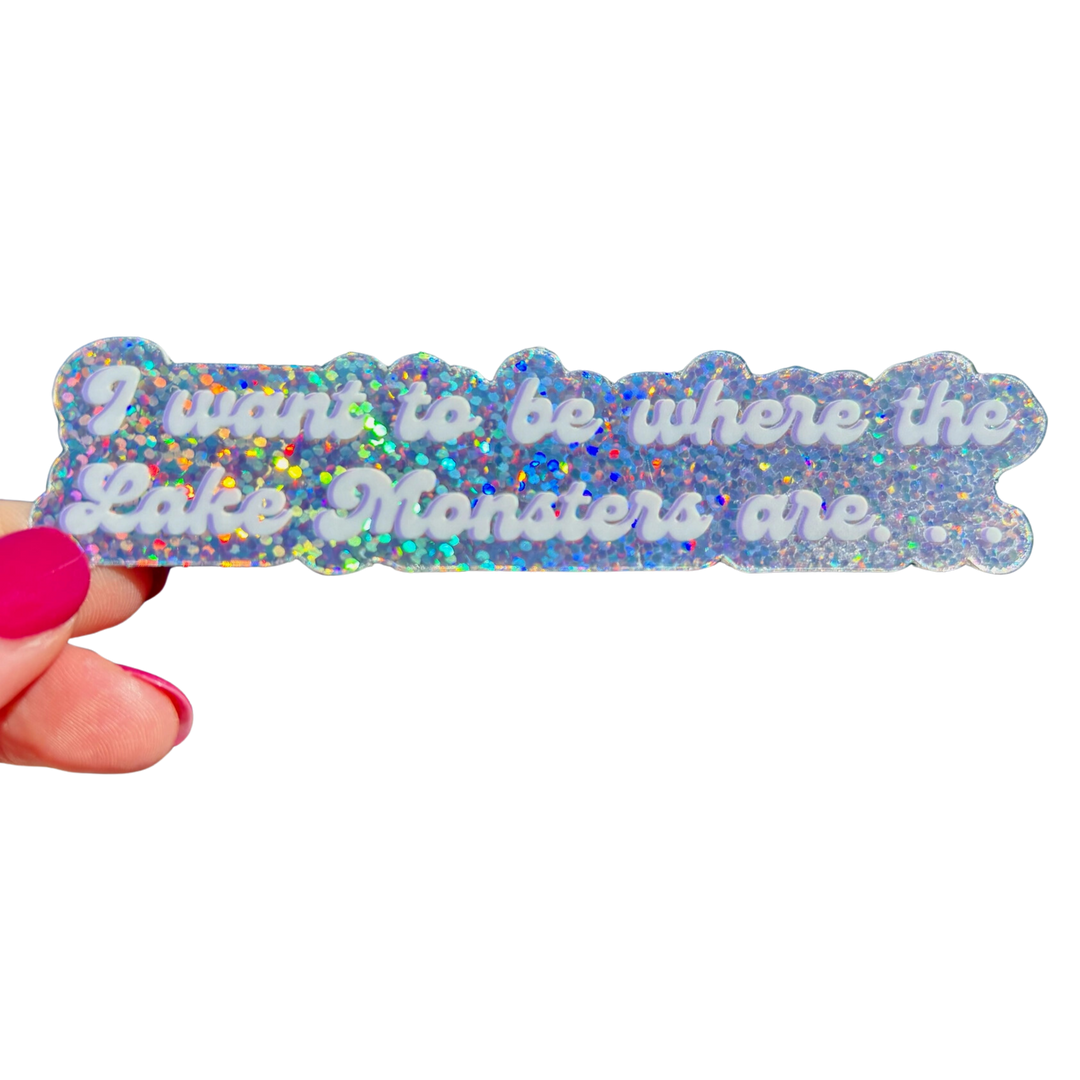 Lake Monster Champ Bottle Sticker
