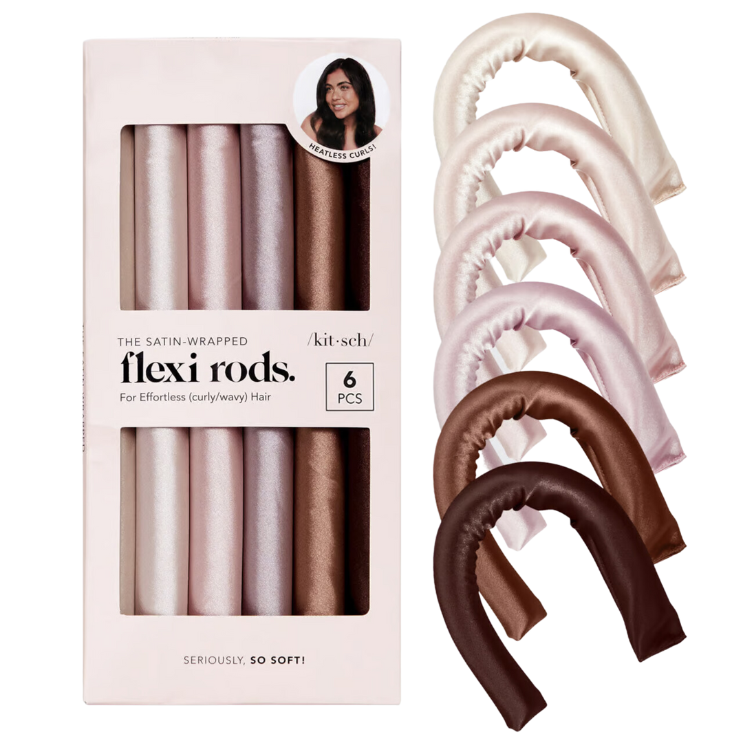 Satin Wrapped Flexi Rods - 6pc Set