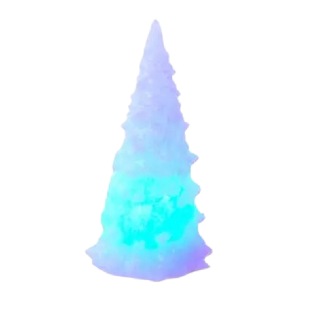 White Glitter LED Tree