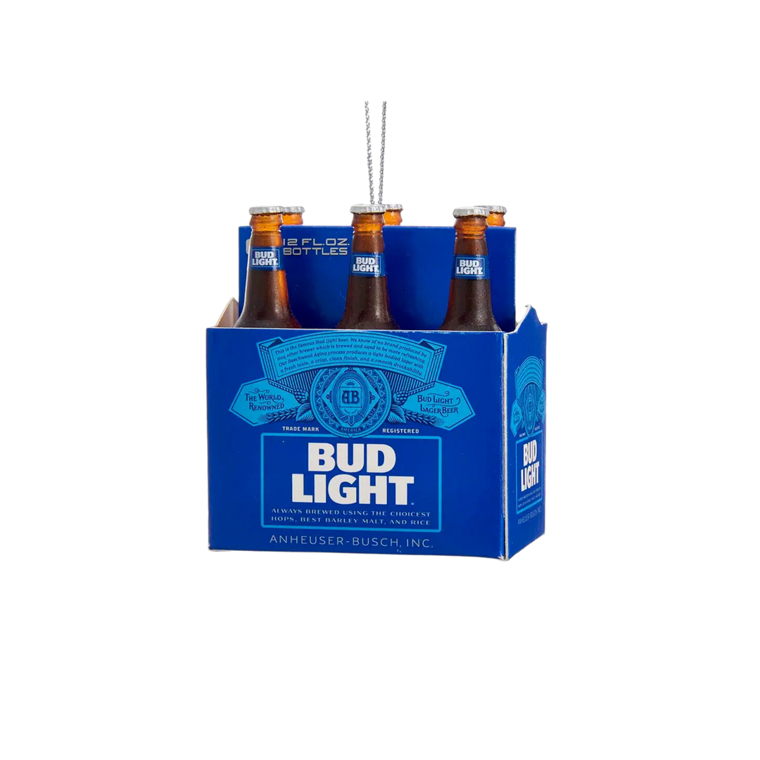 Resin Bud Light 6-PACK Mini Ornament