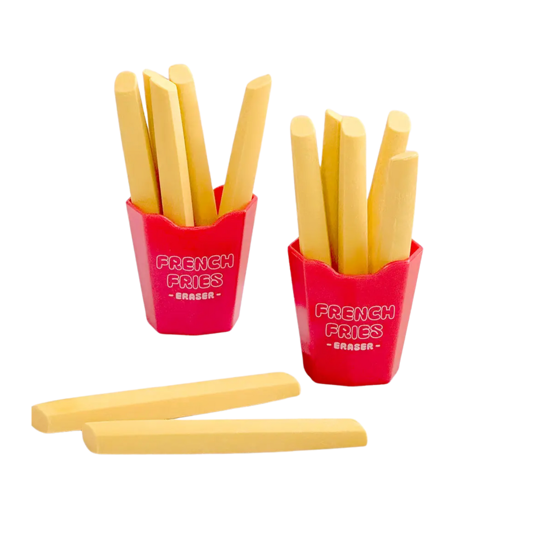 French Fies Pack Eraser Set