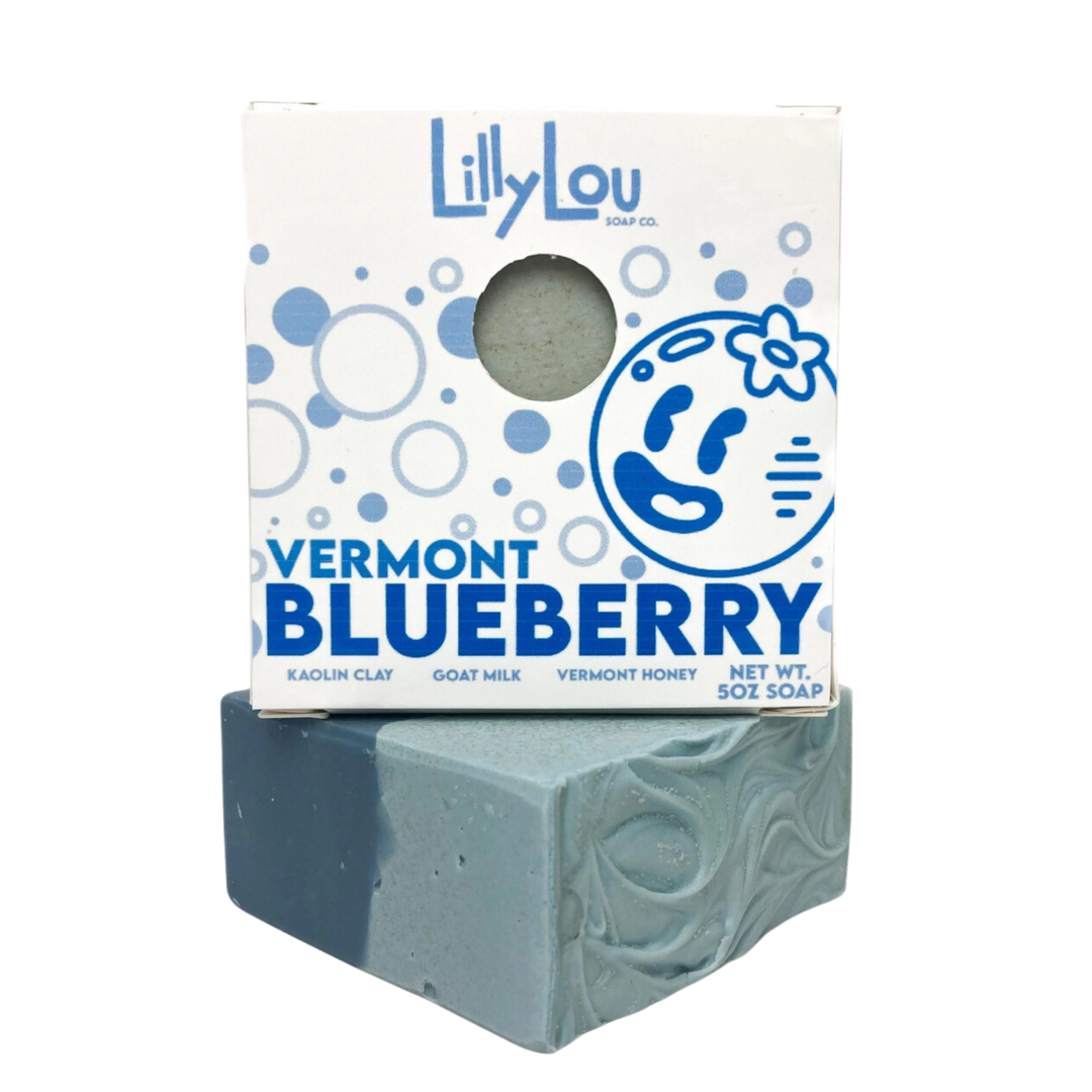 Vermont Blueberry Goat Milk Soap Bar