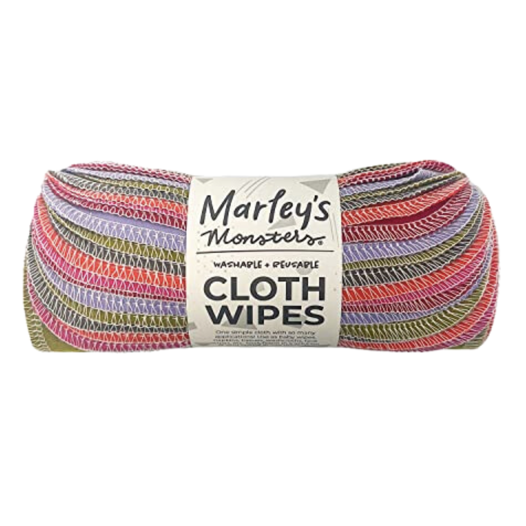 Reusable Cloth Wipes: Specialty Color Mixes - 24 Pack - Volcano