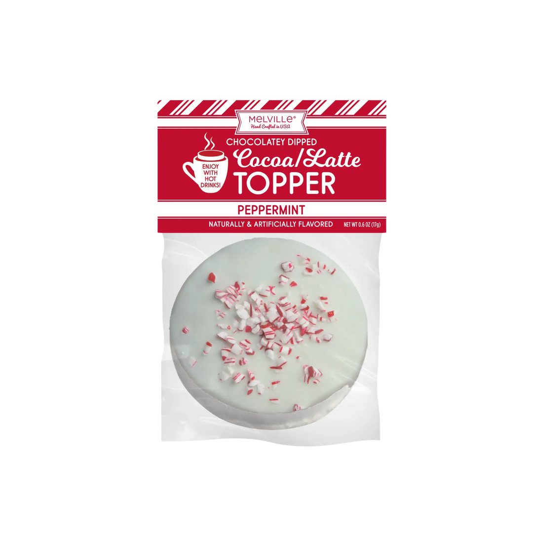 White Chocolate Peppermint Marshmallow Toppers