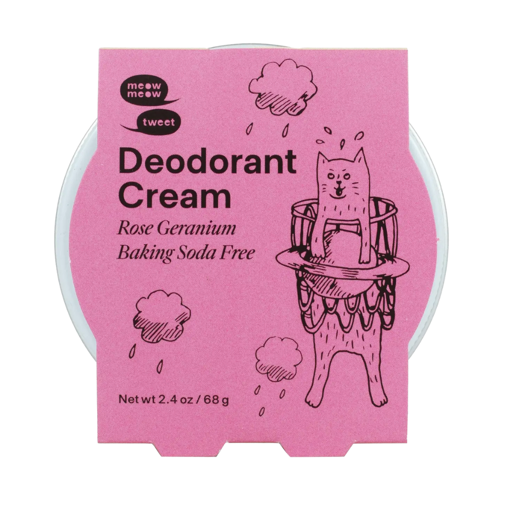 Rose Geranium Baking Soda Free Deodorant Cream