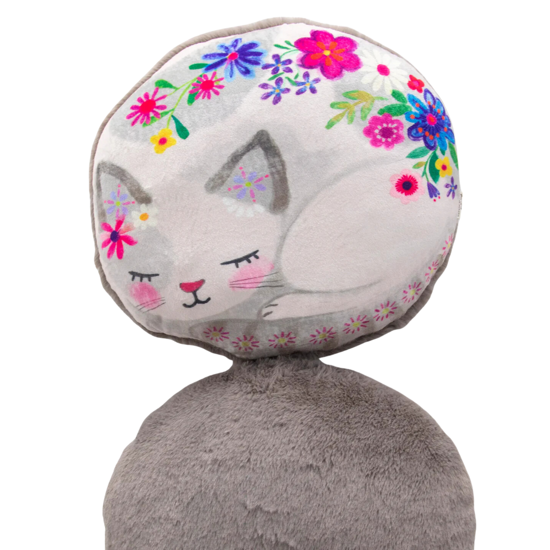 Cozy Weighted Pillow - Cat