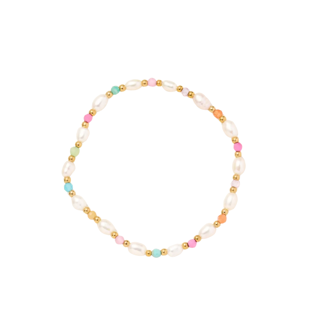 Colorful Pearl Bracelet