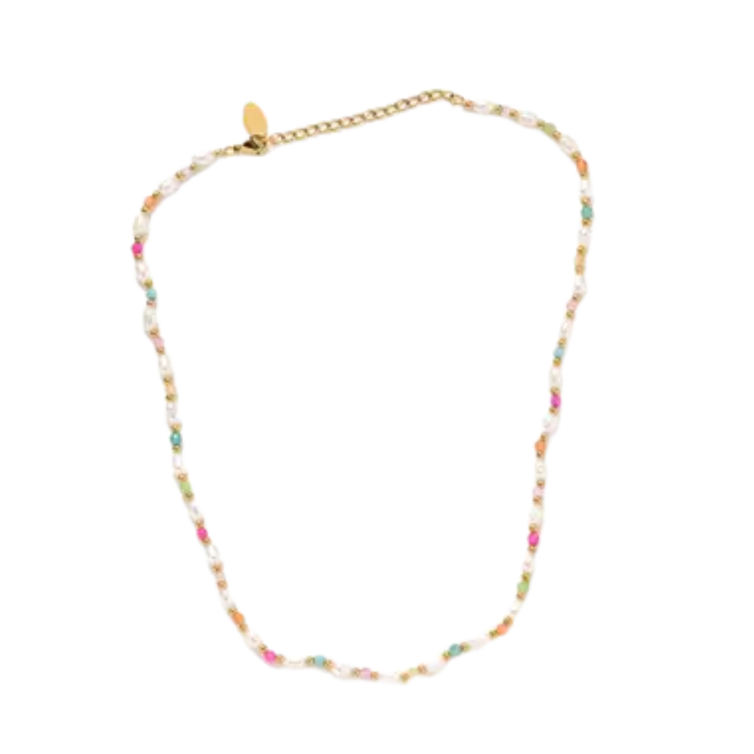 Colorful Pearl Necklace