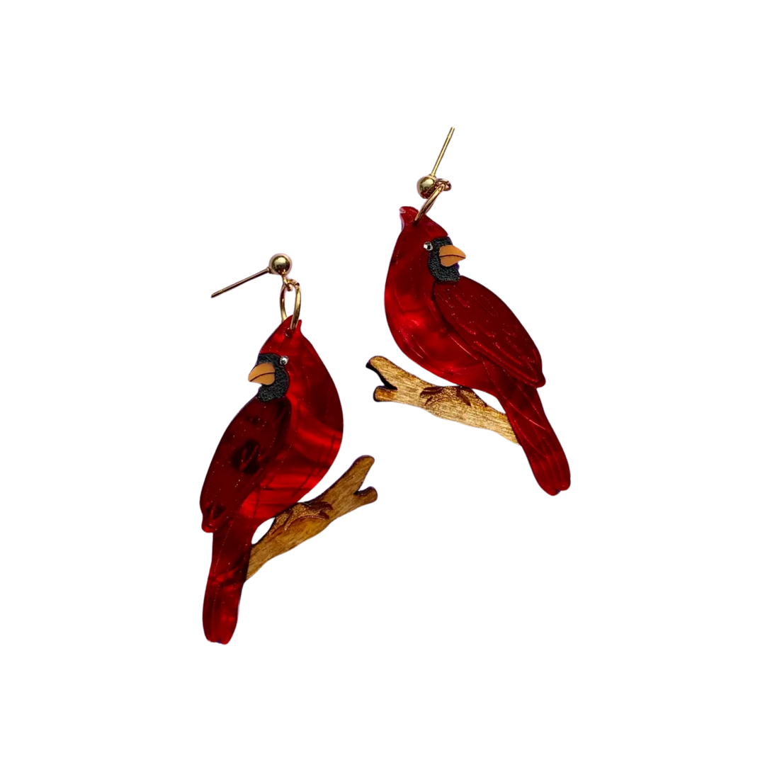 Cardinals Earrings
