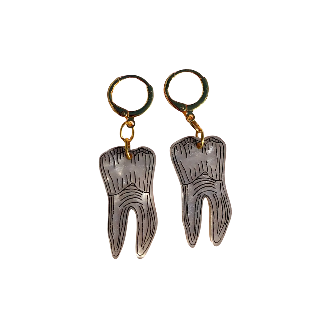 Mini Teeth Earrings