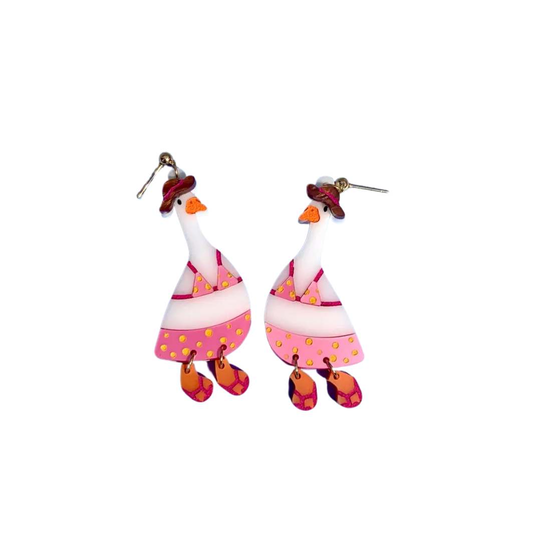 Sandy Goose Earrings