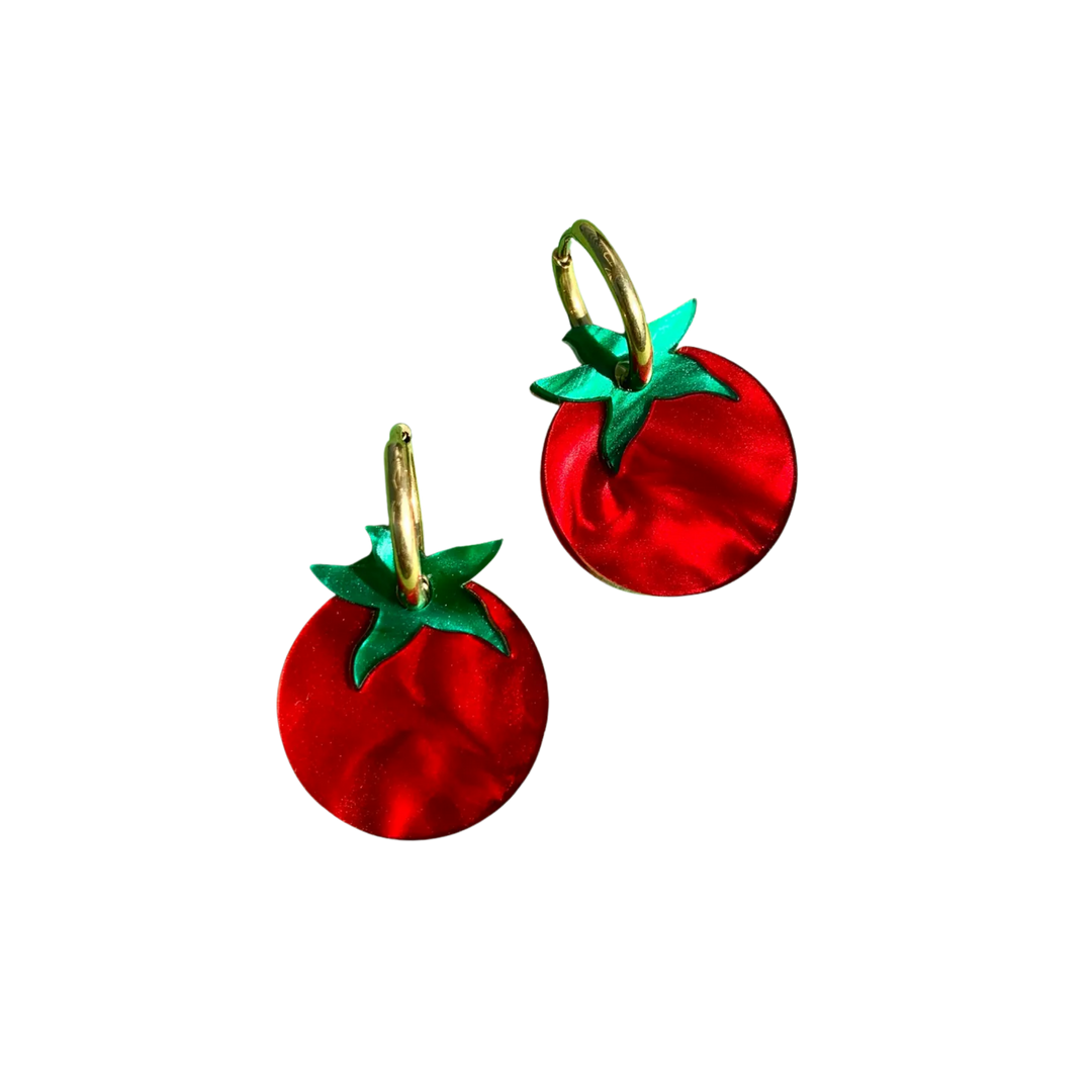 Tiny Tomatoes Earrings