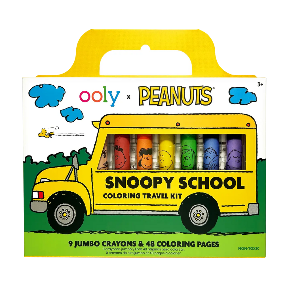 Snoopy School Coloring Travel Kit