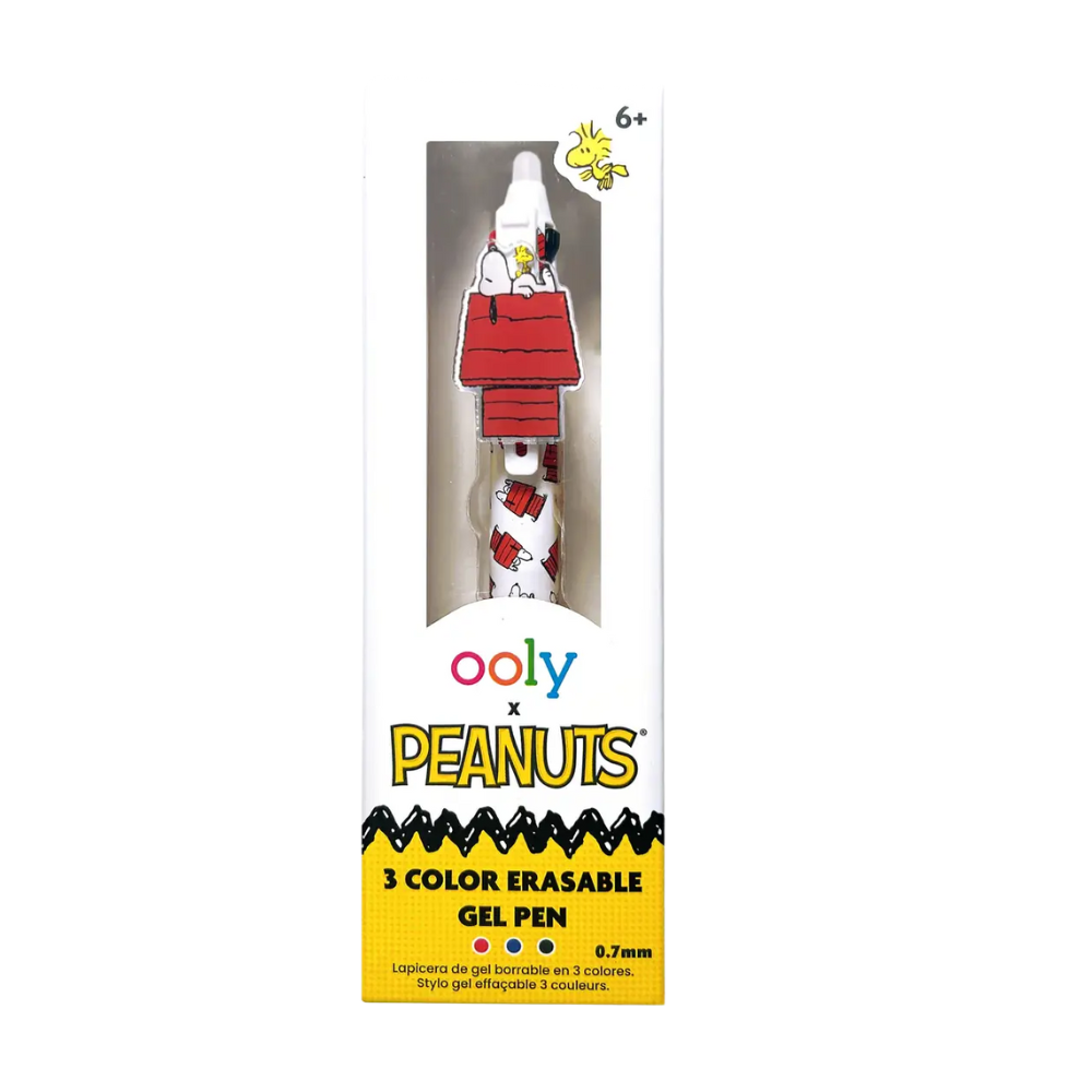 3 Color Erasable Gel Pen - Peanuts
