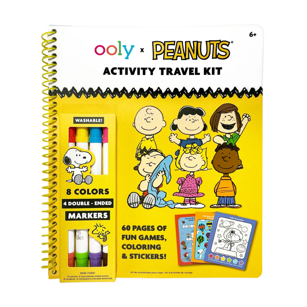 Activity Travel Kit & Double-Ended Markers - Peanuts