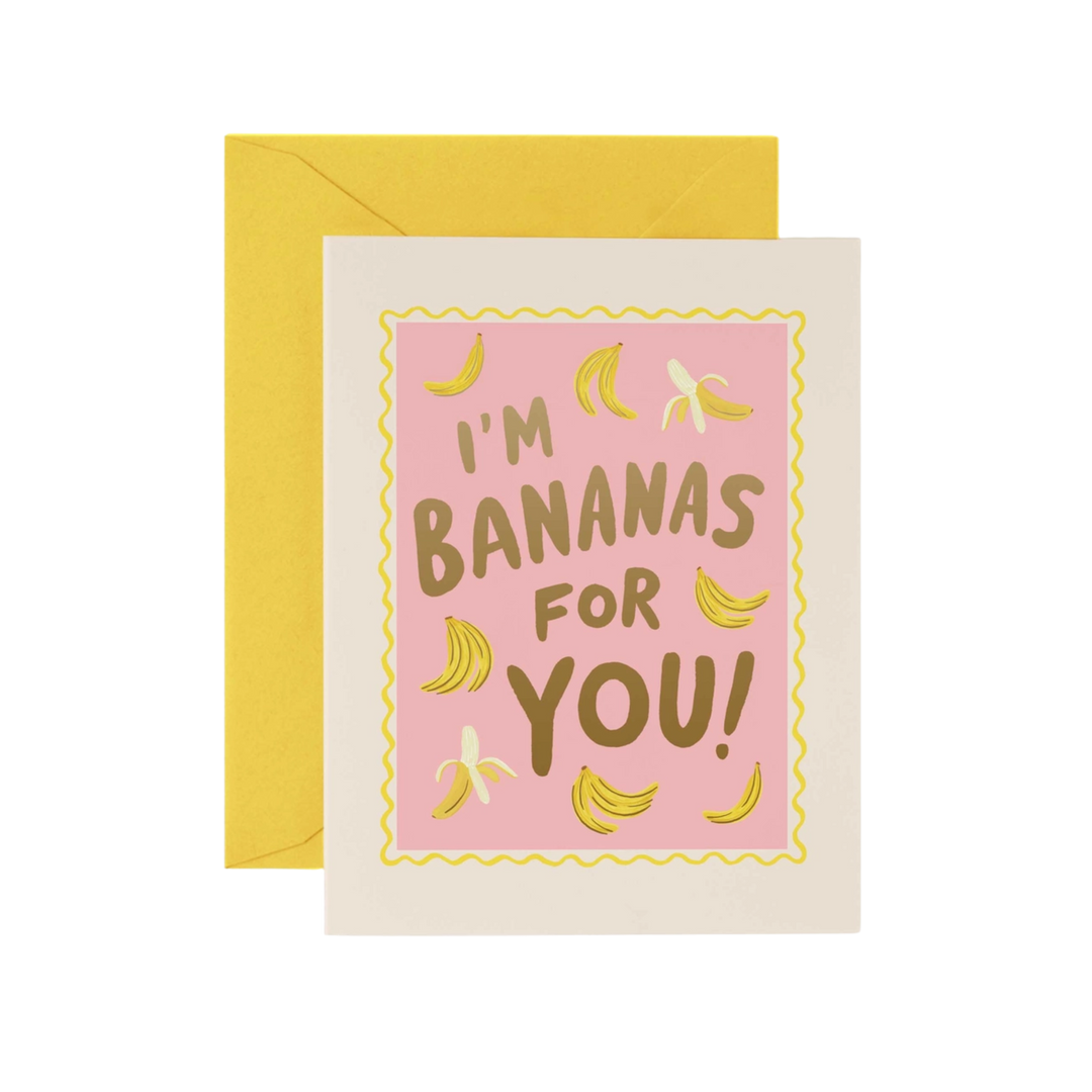 Bananas For You Card