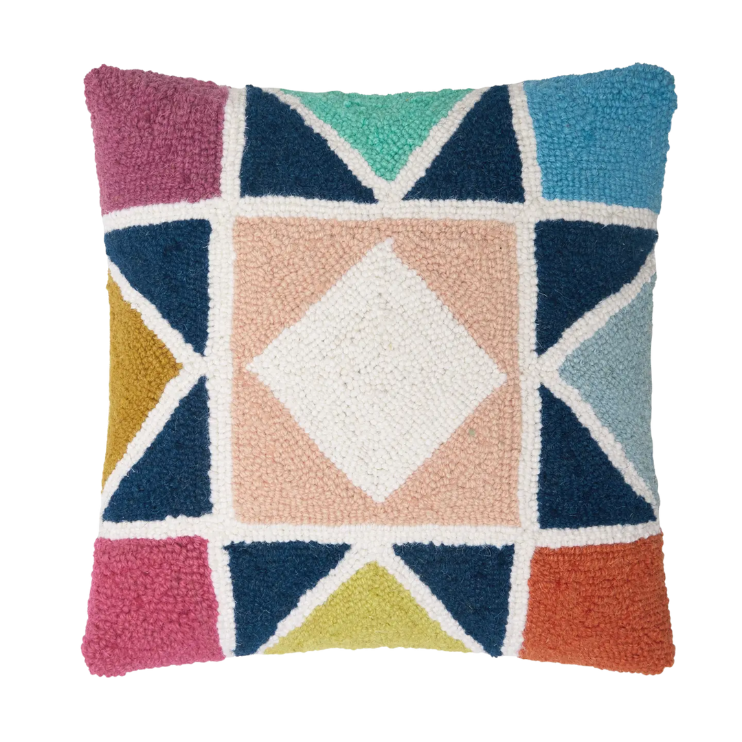 Quilt Star Hook Pillow