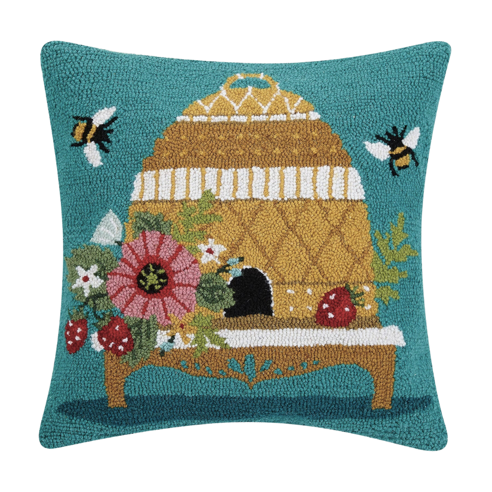 Bee Hive Hook Pillow