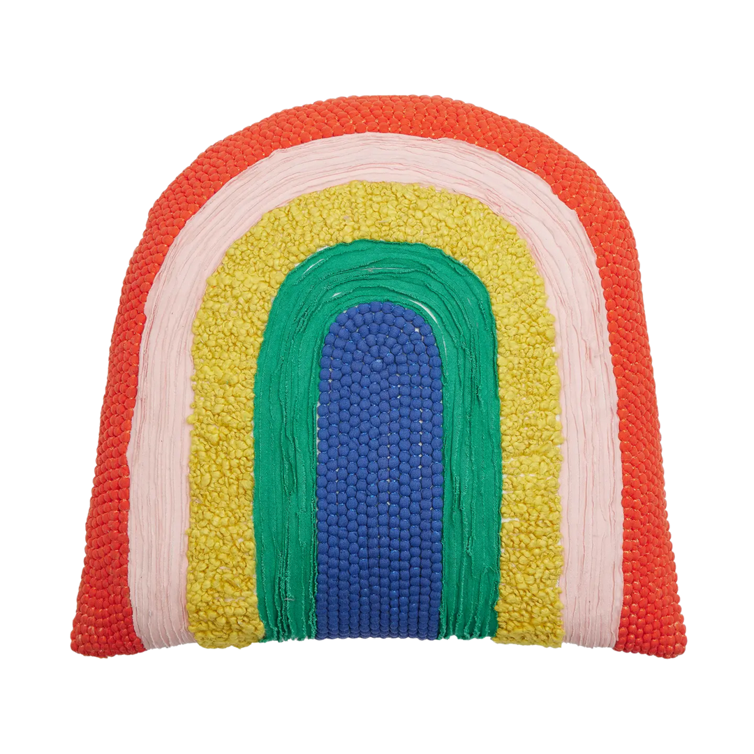 Shaped Rainbow Embroidered Hook Pillow