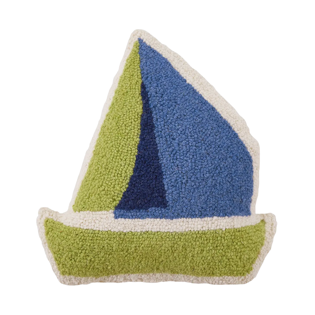 Sailboat Shaped Hook Pillow