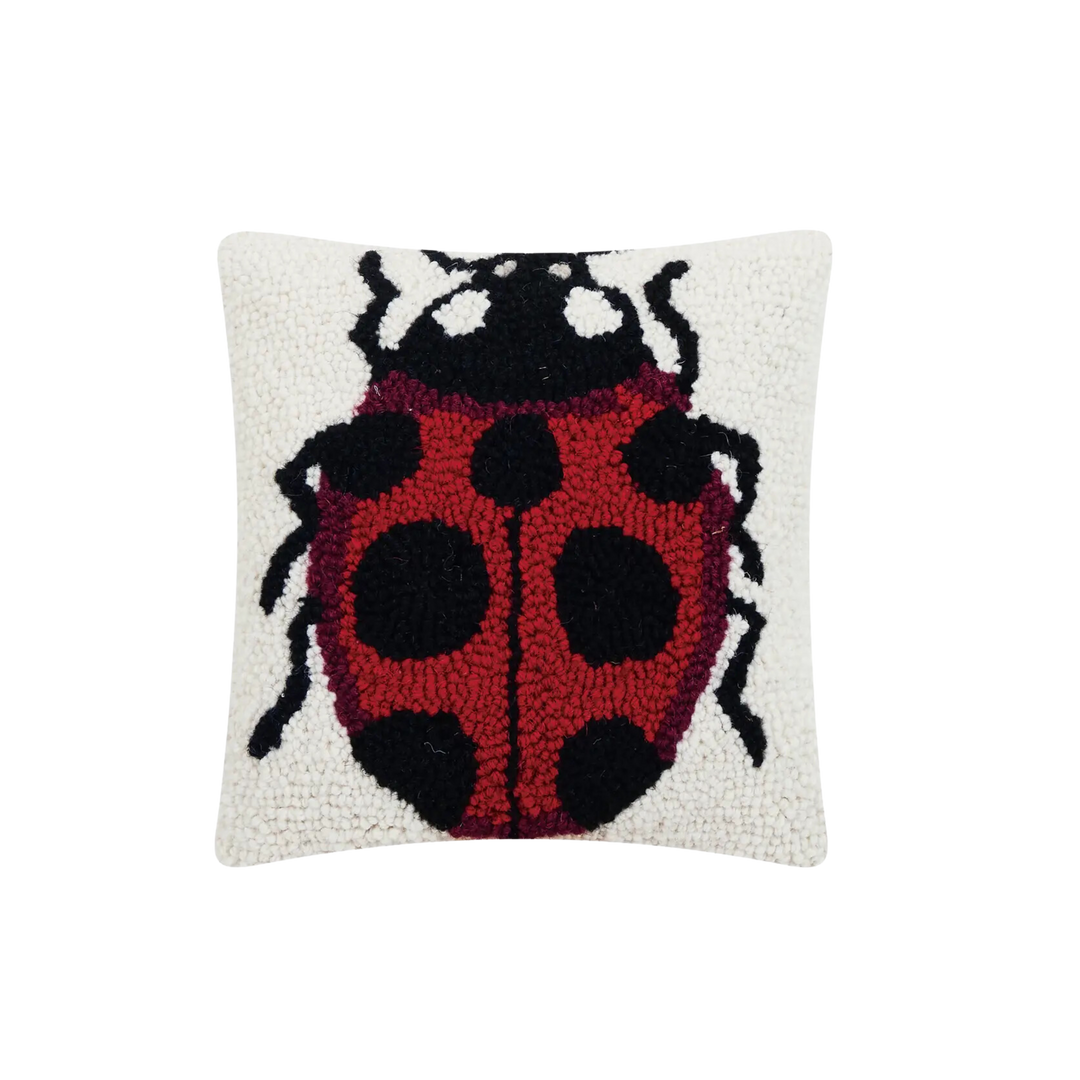 Ladybug Hook Pillow