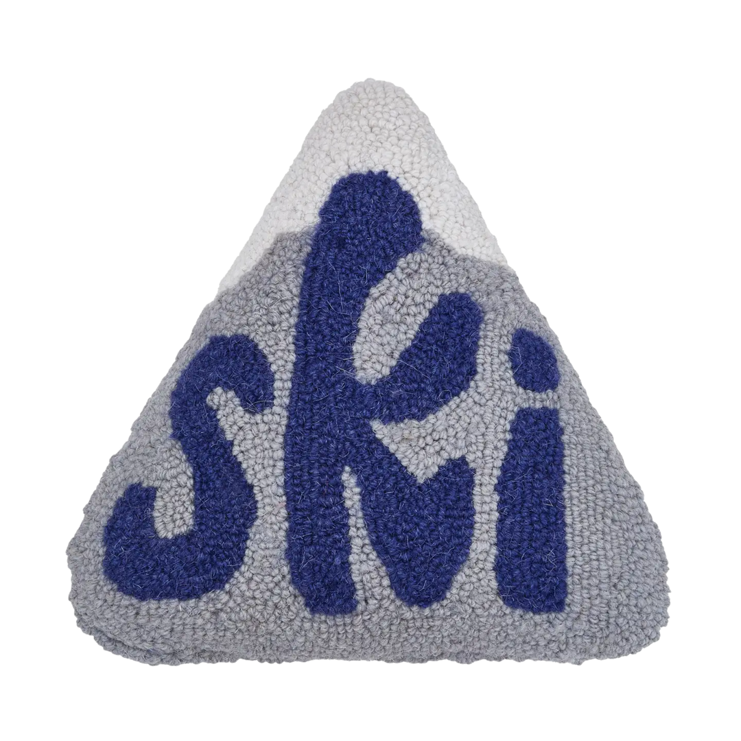 Shaped Ski Hook Pillow