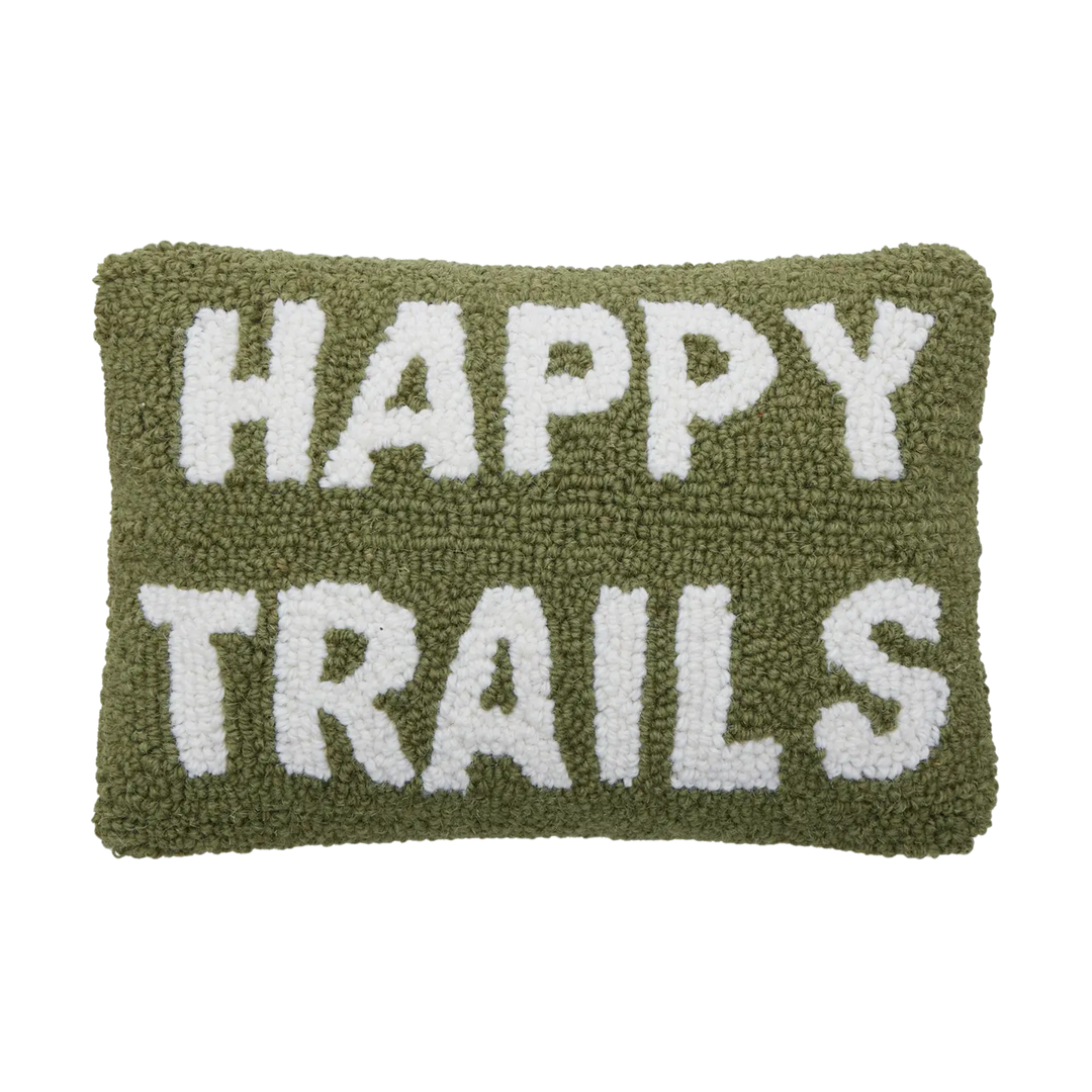 Happy Trails Hook Pillow