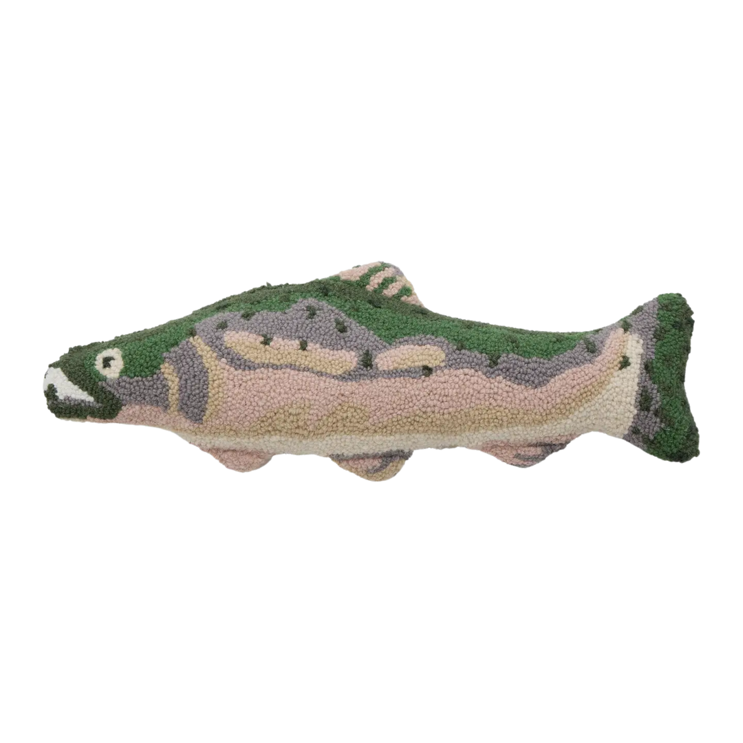 Shaped Salmon Hook Pillow