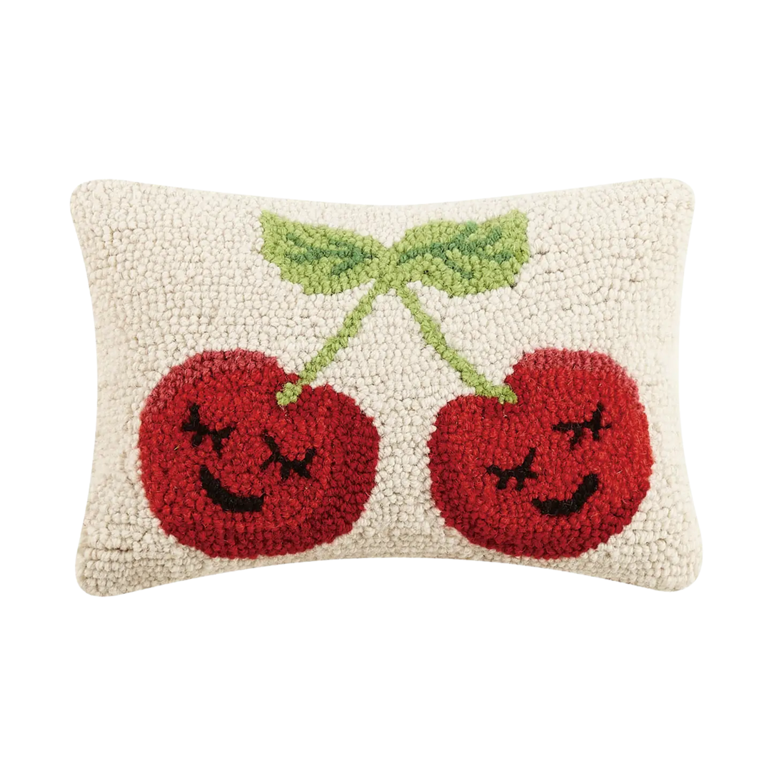 Cherries Hook Pillow