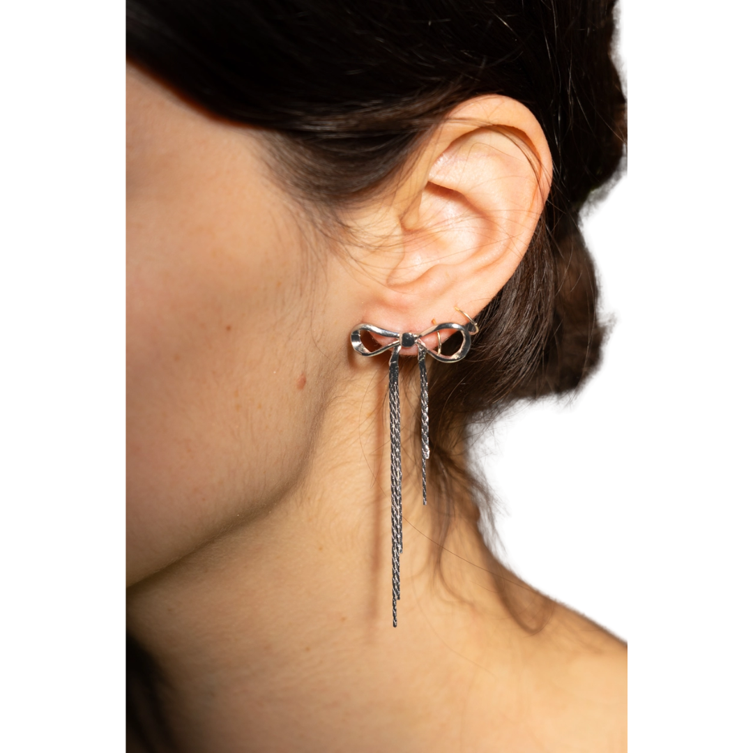 Disco Bow Studs