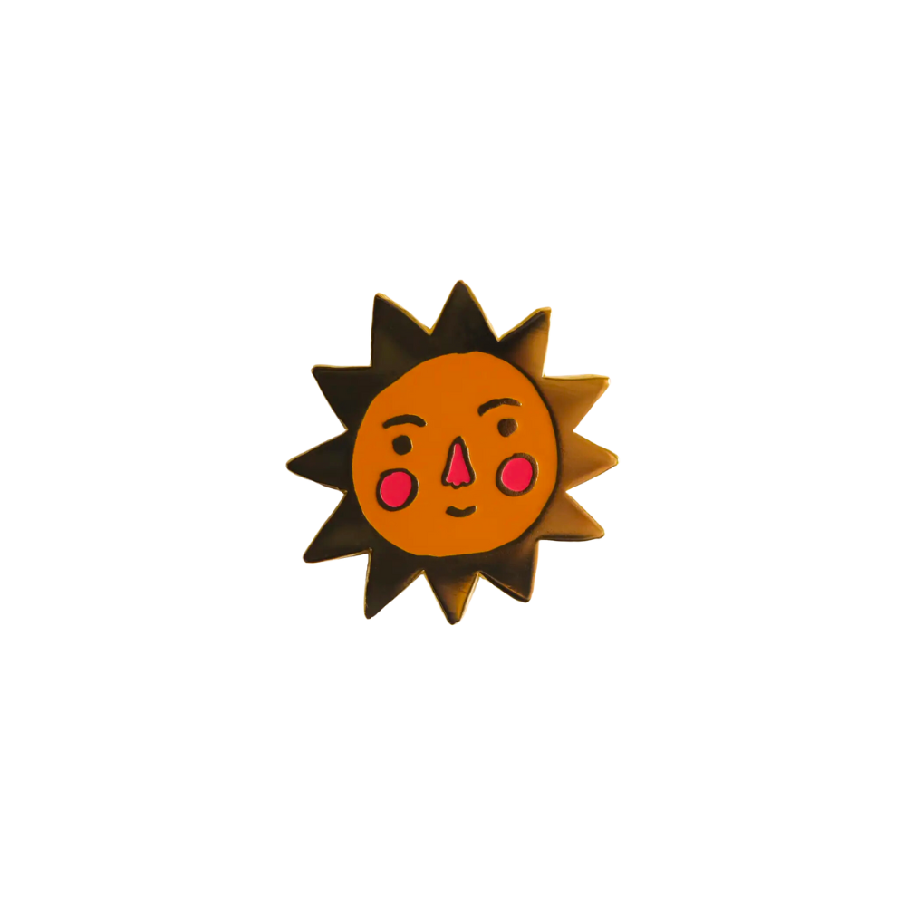 Sun Enamel Pin