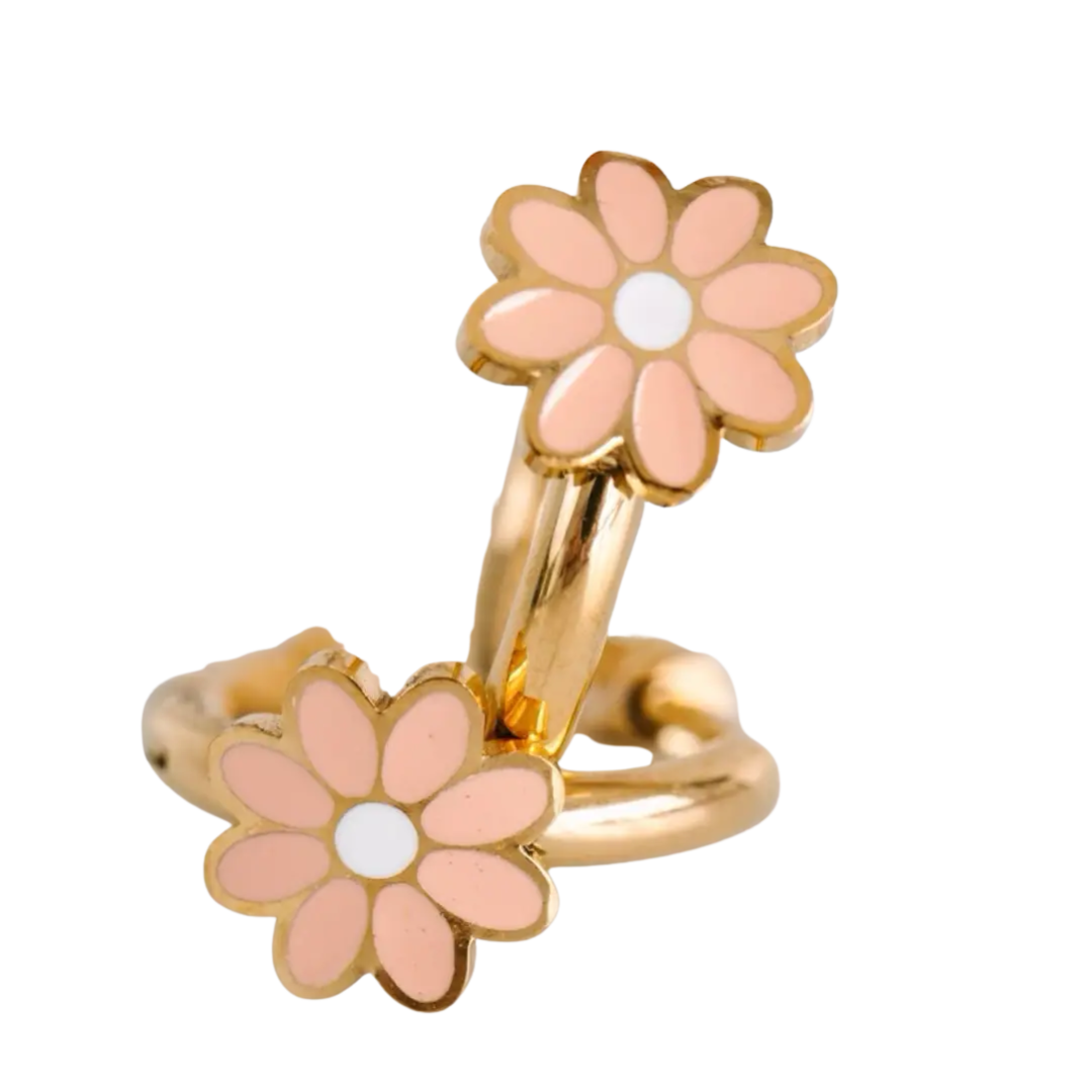 Peach Daisy Huggies