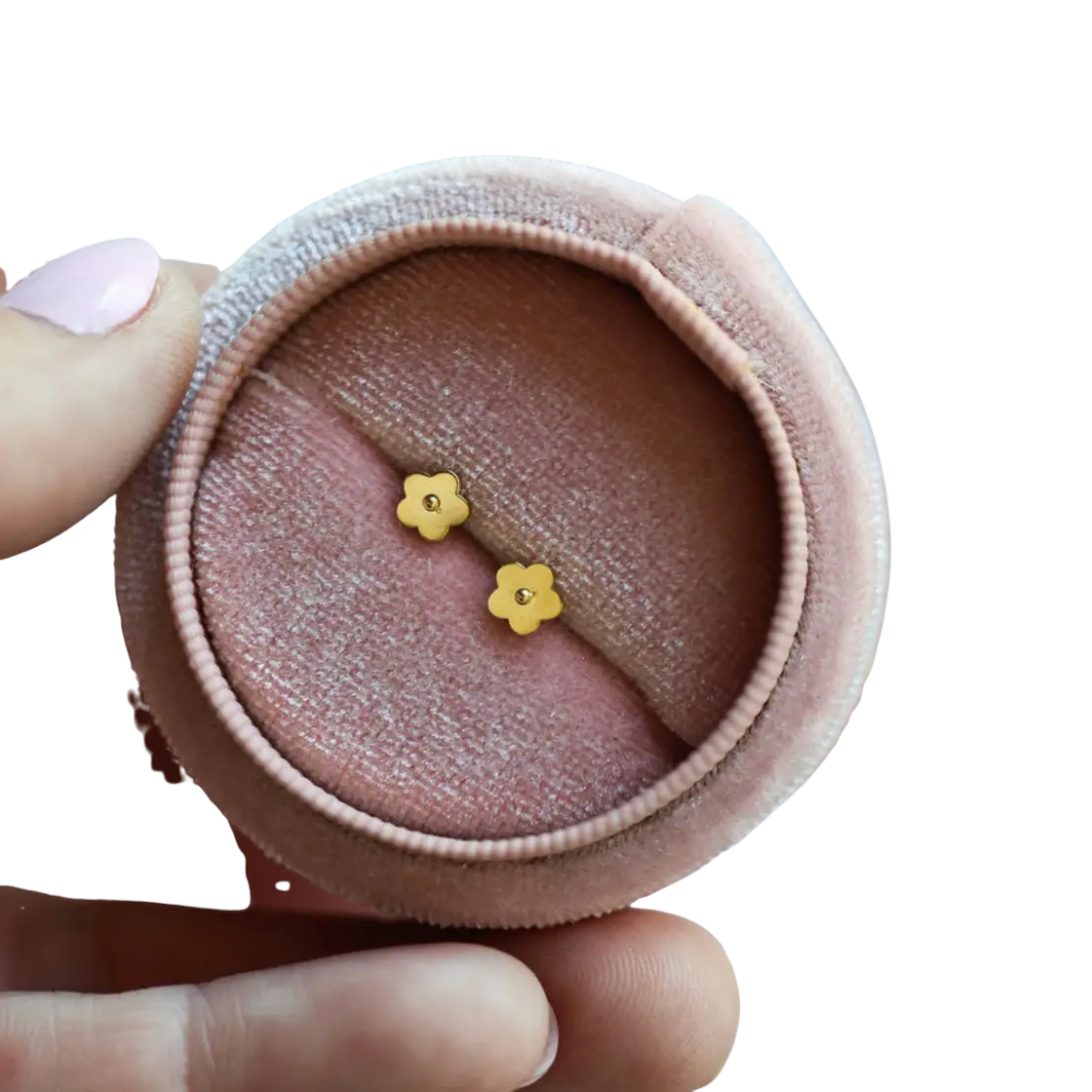 Tiny Classic Flower Studs