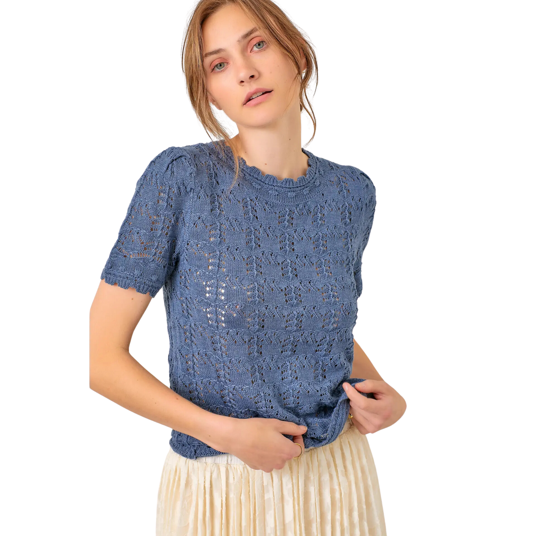 Crochet Sweater Tee