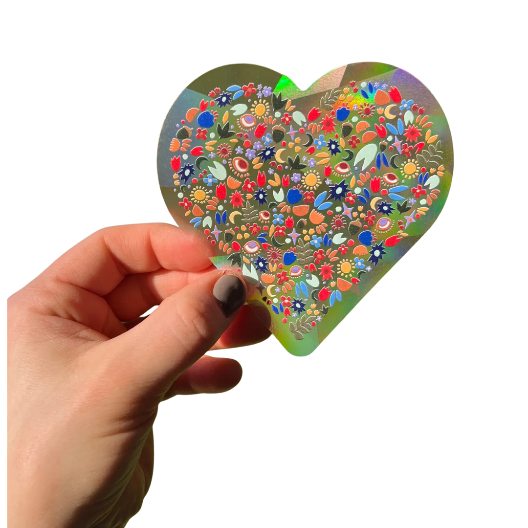 Heart Suncatcher Decal