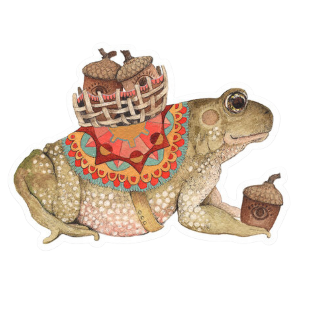 Acorn Forager Sticker