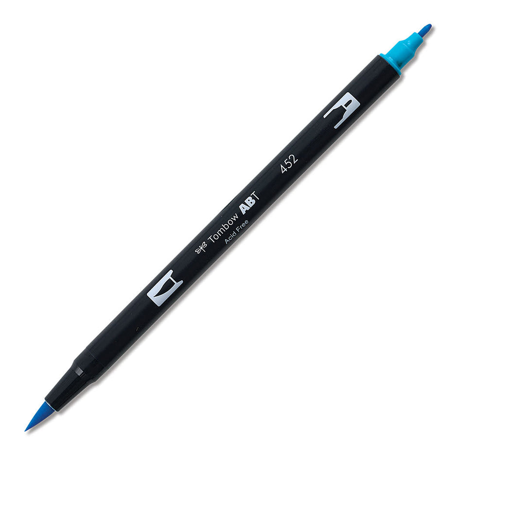 Dual Brush Pen Art Markers - 452 Process Blue