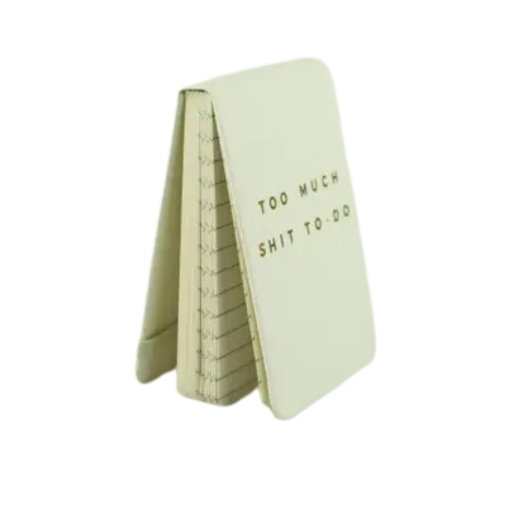 Too Much Shit To-Do - Leatherette Pocket Journal