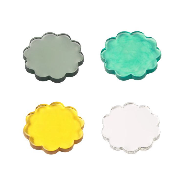 Daisy Glass Coaster - Set of 4