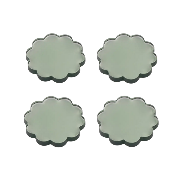 Daisy Glass Coaster - Set of 4