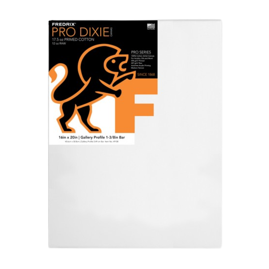 Pro Series 12oz Dixie Stretched Canvas 16"x20" (1-3/8" Profile)