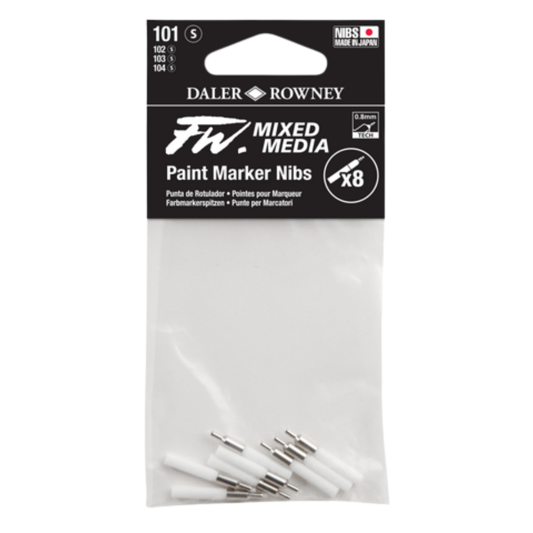 FW 0.8MM Technical Nibs 8pcs