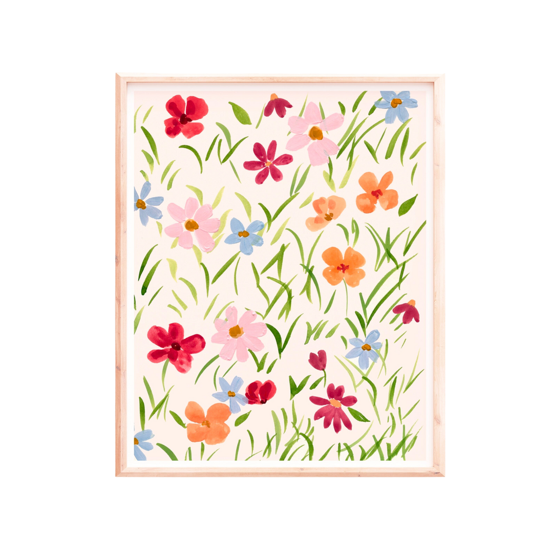 Vintage Flowers Art Print
