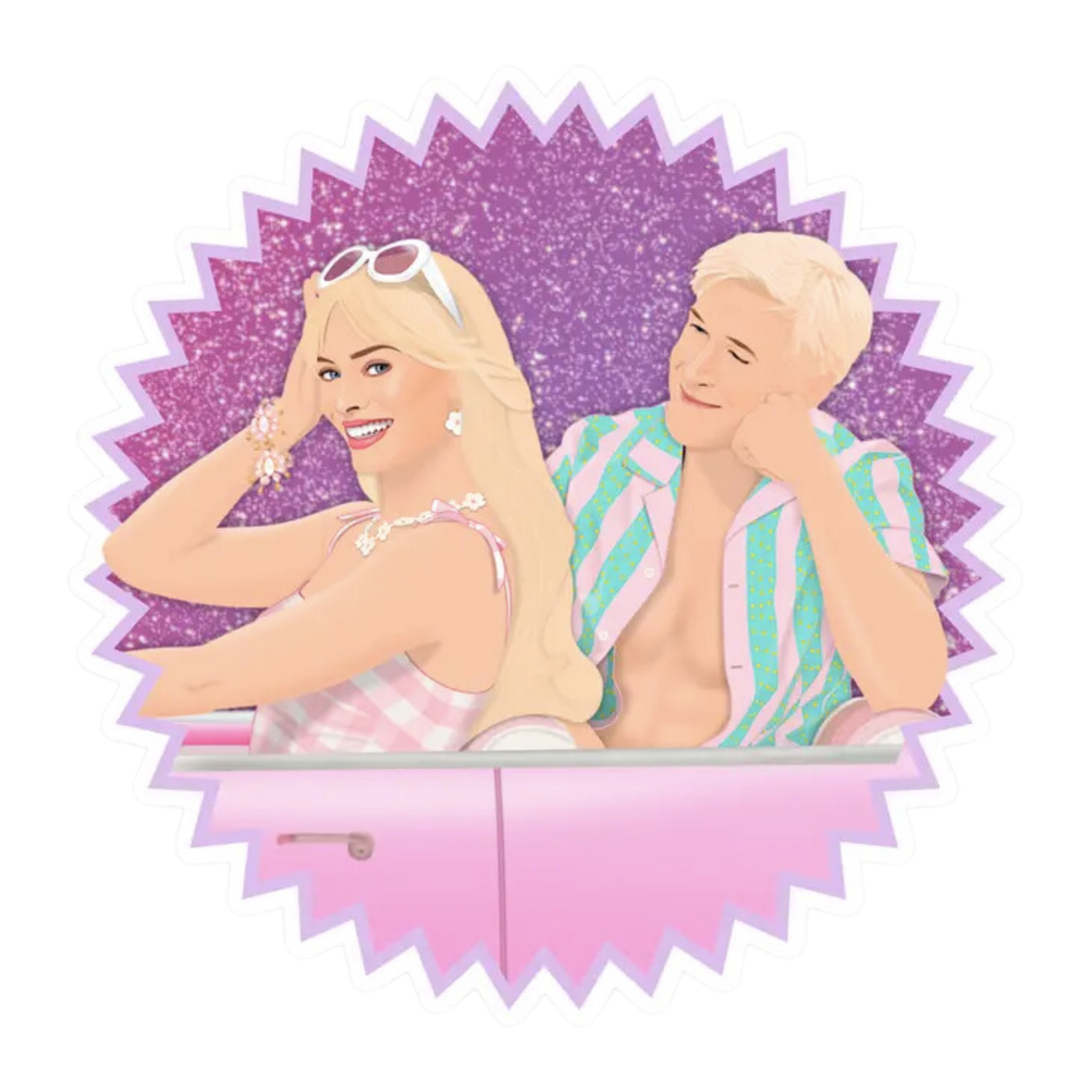 Barbie Movie Barbie & Ken Sticker