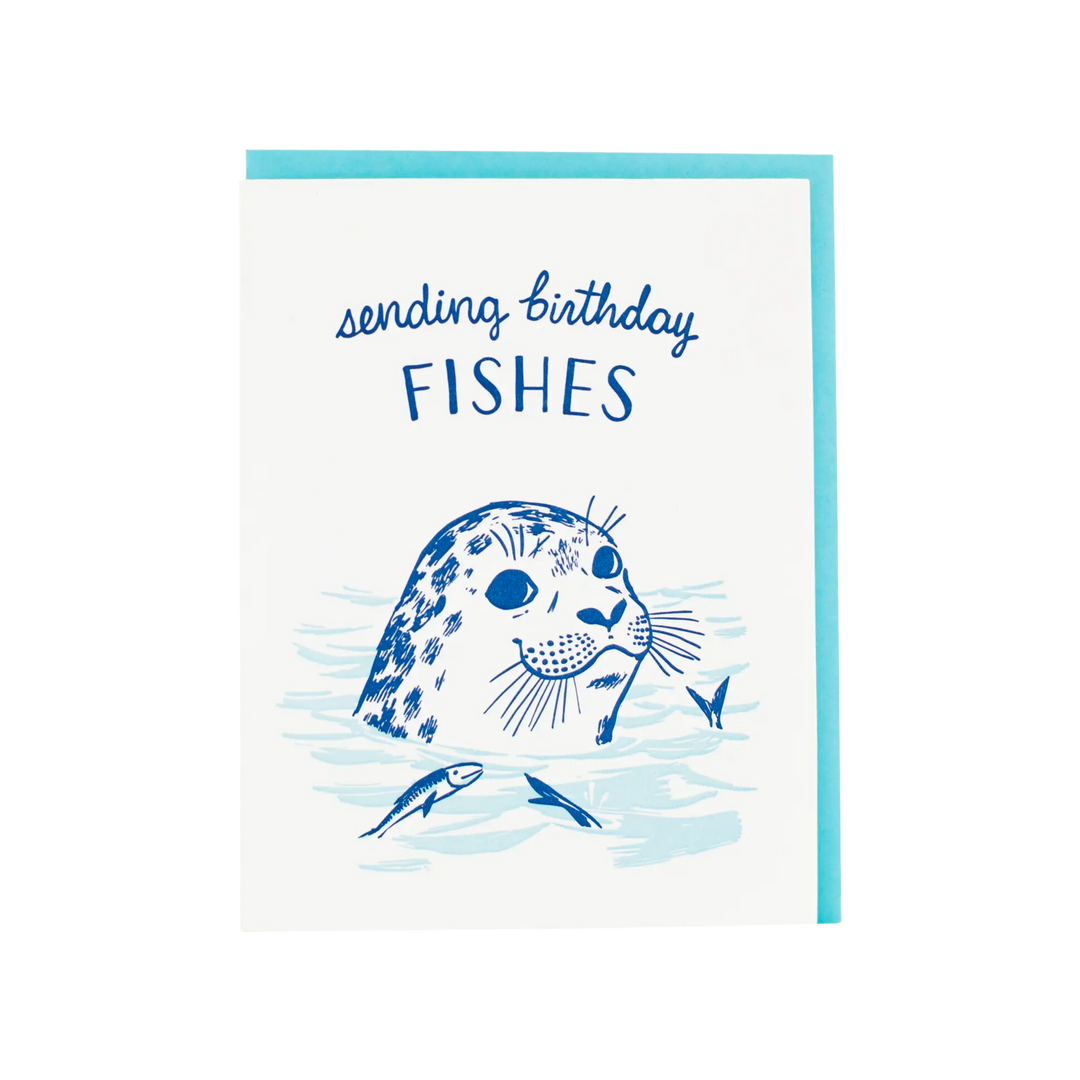 Seal Birthday Card